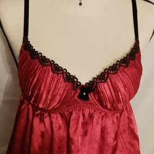 Women's Lingerie Dark Pink with Lace